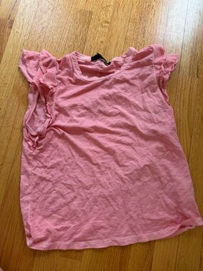 Veronica Beard Short Sleeve Crewneck Tee Shirt Top Size S